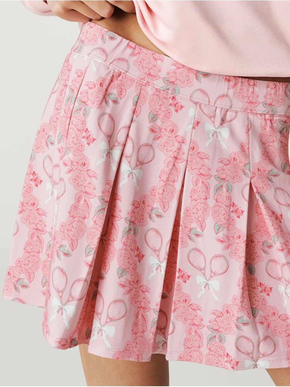Posh peanut tennis skirt